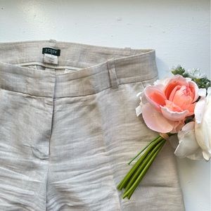 J.Crew 100% Linen Trousers